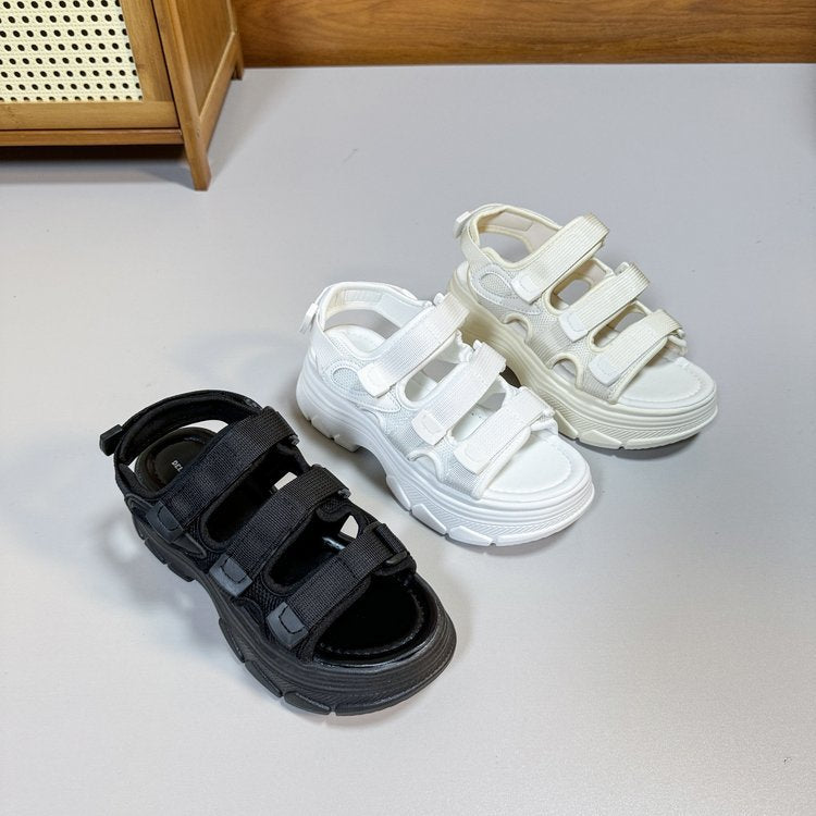 Plateau-Sandalen mit Klettverschluss – Bild 5 | LuxeStyle