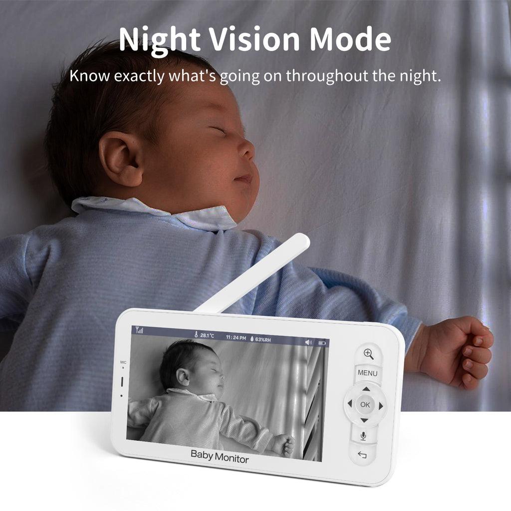 Babyphone mit HD-Kamera und App-Zugriff
