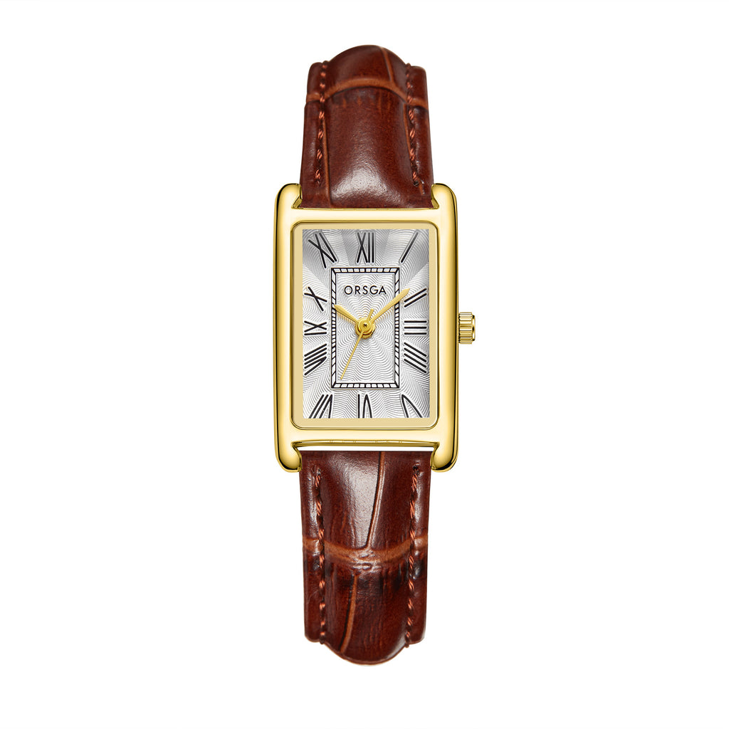 Elegante Damen Quarzuhr mit Stahlarmband – Ansicht 3