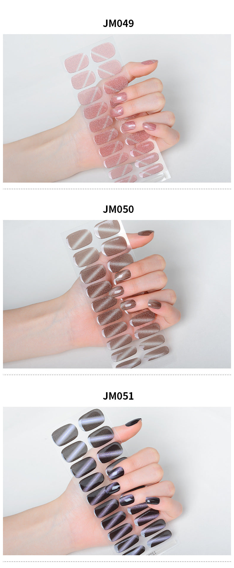 Wasserfeste Semi‑baked Gel‑Nagelsticker – Bild 2 | LuxeStyle