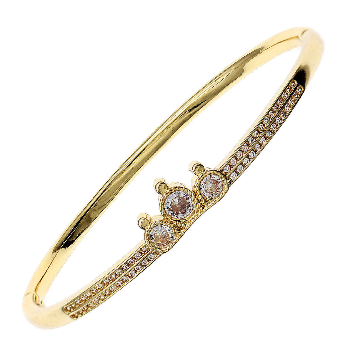 Armreif mit Zirkonia-Einlage | LuxeStyle
