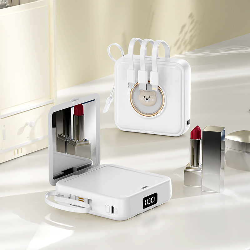 Powerbank mit Schminkspiegel