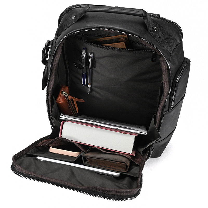 Crazy Horse Leder Multifunktionsrucksack – Bild 7 | LuxeStyle