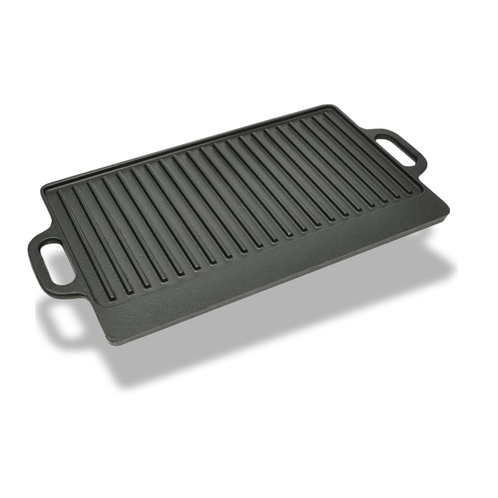 Wendbare Gusseisen Grillplatte 50x23 cm