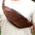 Brusttasche aus Crazy Horse Leder – Bild 5 | LuxeStyle