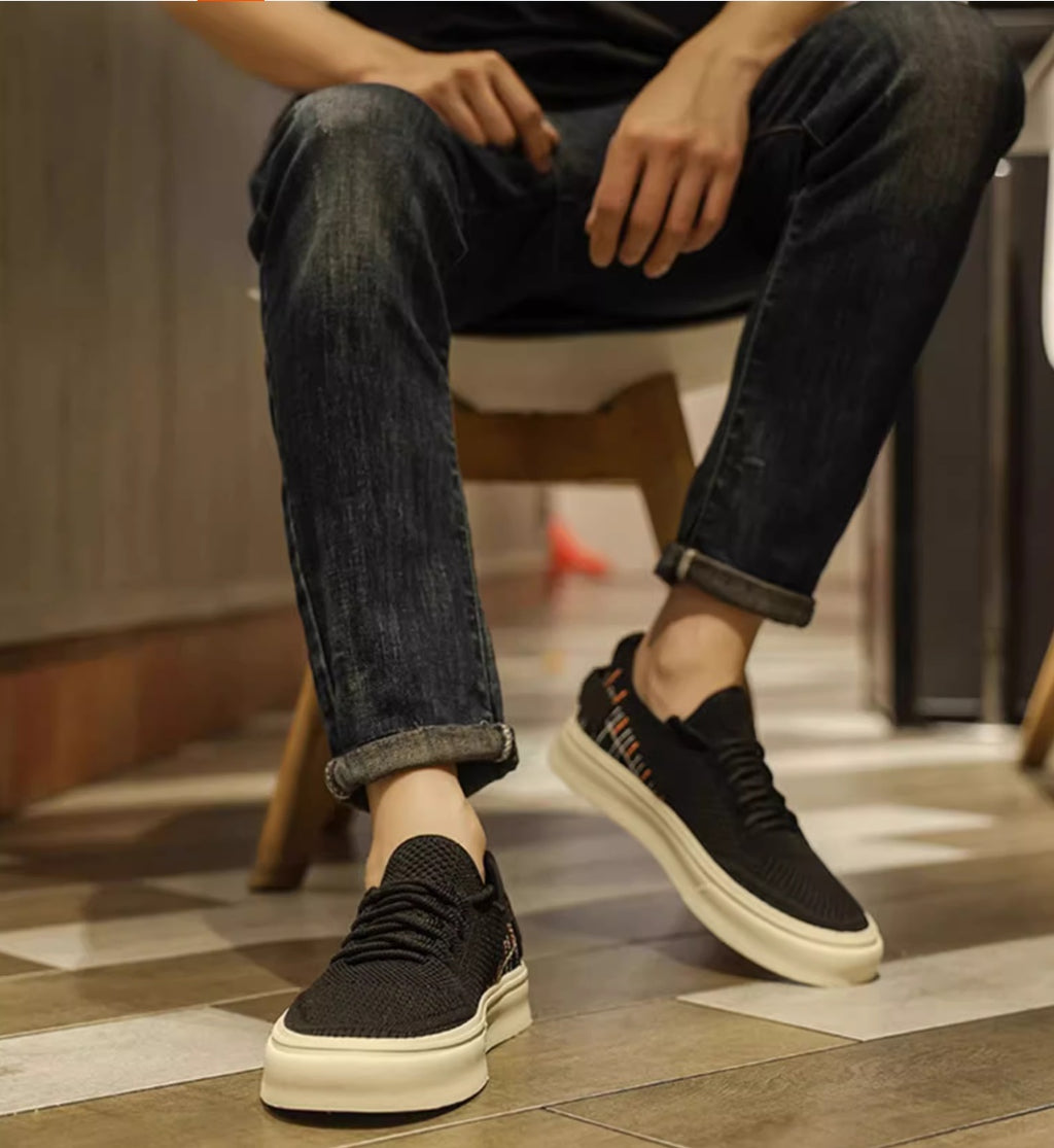 Atmungsaktive Herren-Sneaker zum Schnüren – Bild 8 | LuxeStyle