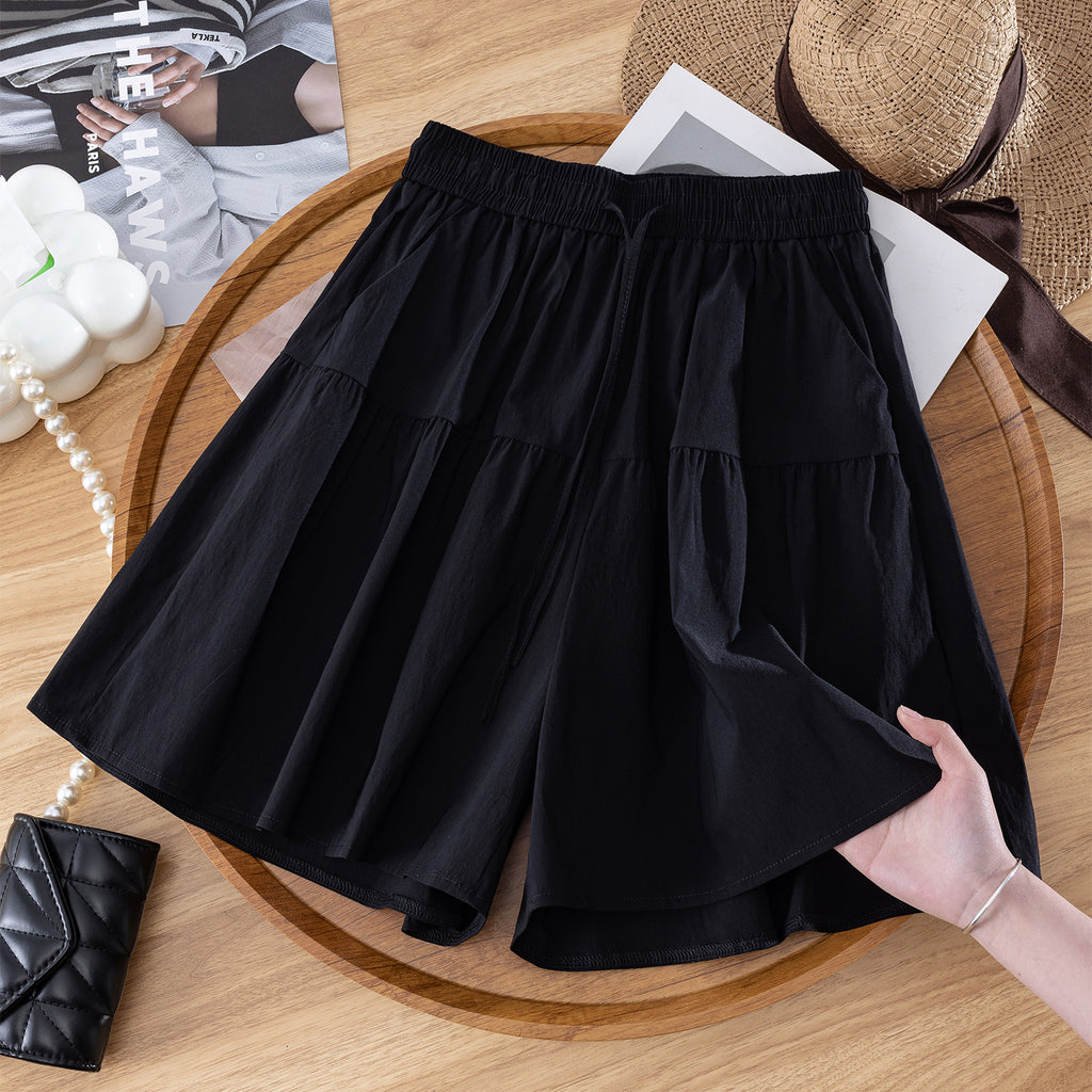 Leichte Capri Culottes mit hoher Taille