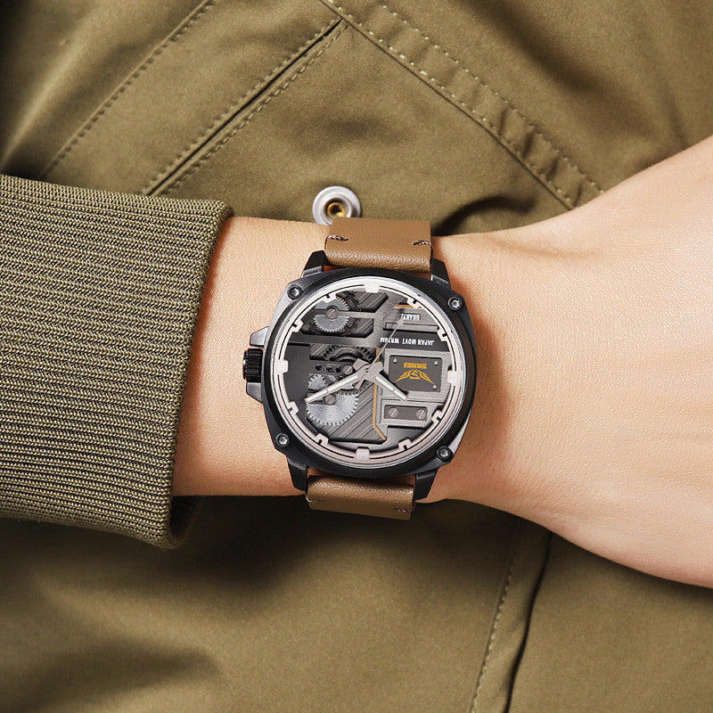 Quarz-Armbanduhr für Herren, wasserdicht