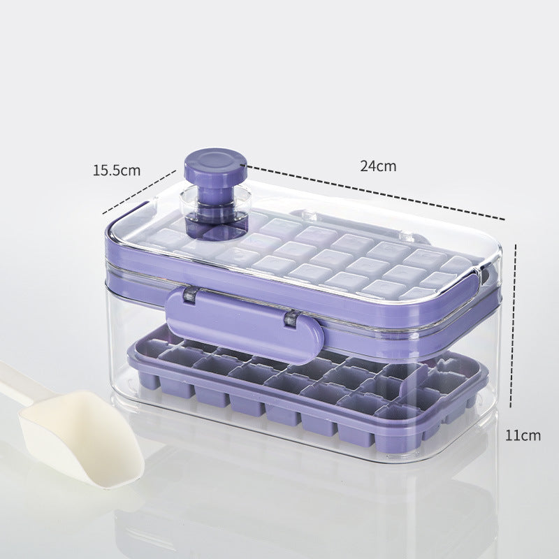 Silikon Eiswürfelform mit Presse – Bild 2 | LuxeStyle