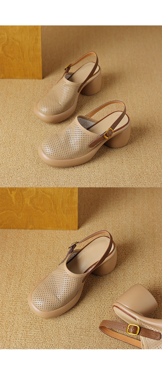 Plateau-Sandalen mit runder Kappe – Bild 18 | LuxeStyle