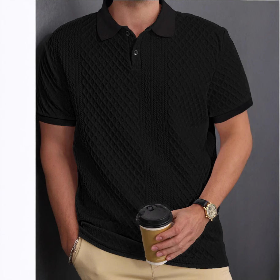 Polo-Shirt mit Jacquard-Muster – Bild 5 | LuxeStyle