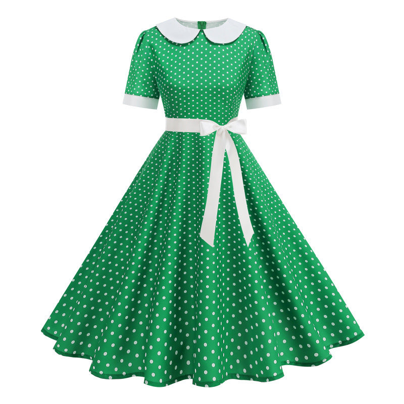 Retro Hepburn Swing-Kleid | LuxeStyle