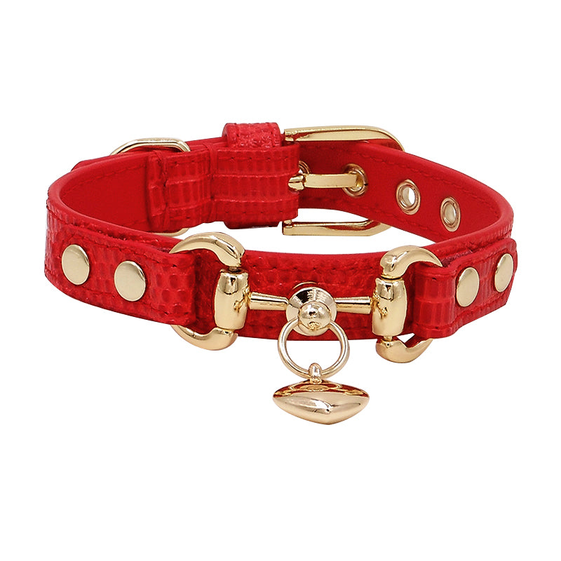 Leder-Halsband mit Doppelklett – Bild 2 | LuxeStyle