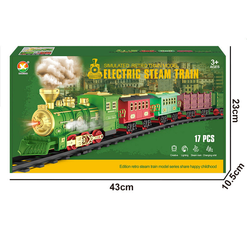 Klassische Eisenbahn mit Licht & Musik