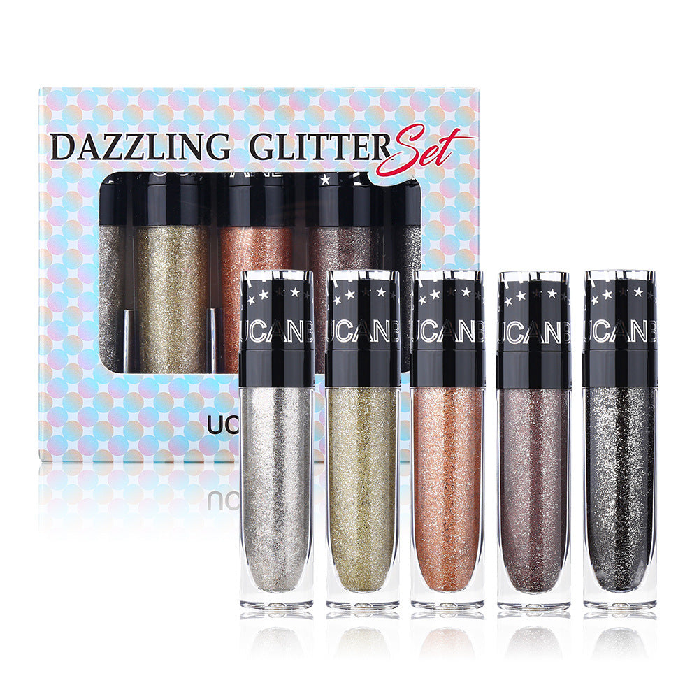 Perlglänzendes Lidschatten-Set – 5 Farben – Bild 7 | LuxeStyle