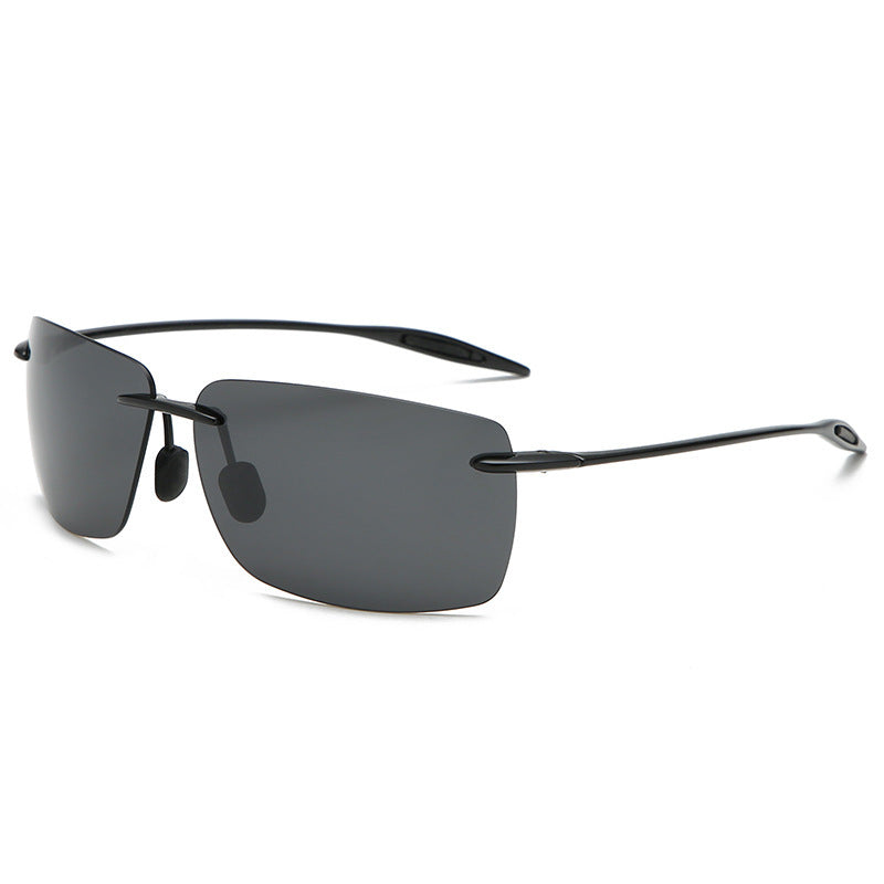 Ultraleichte TR90 Randlose Sonnenbrille