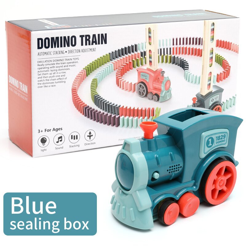 Domino-Zug-Bauspielzeug für Babys