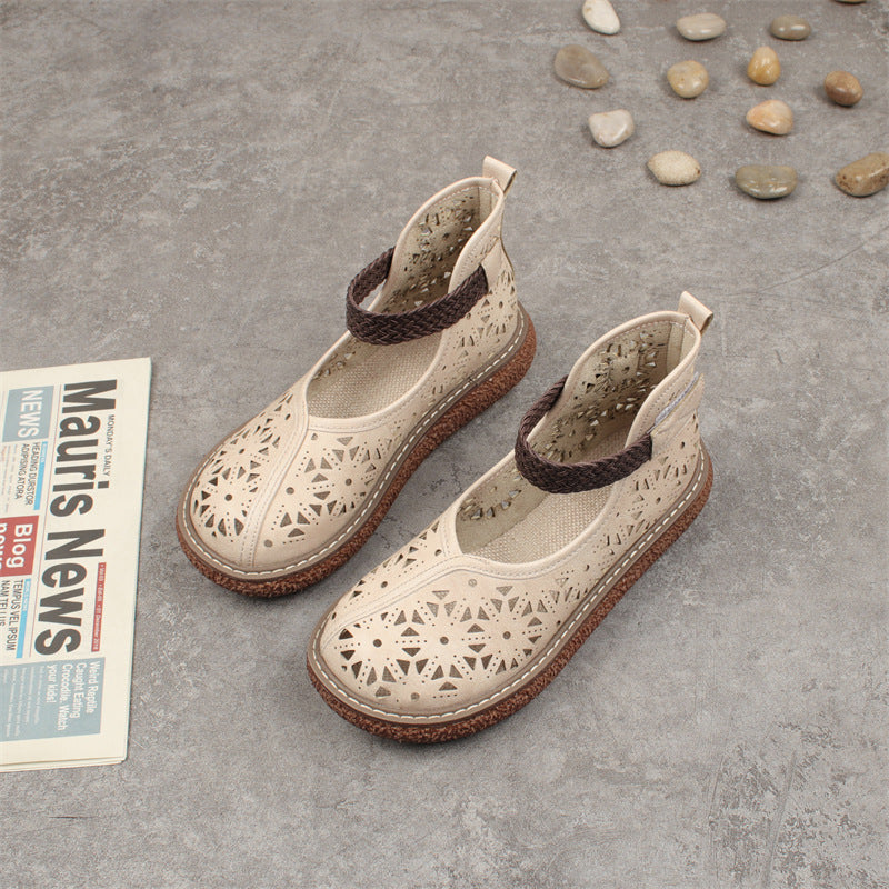 Mori Artistic Retro Plateau-Schuhe | LuxeStyle