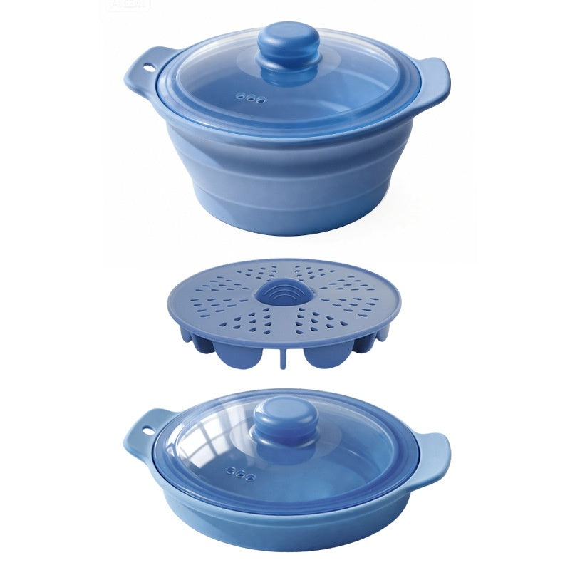 Faltbarer Silikon-Dampfgarer – Bild 2 | LuxeStyle