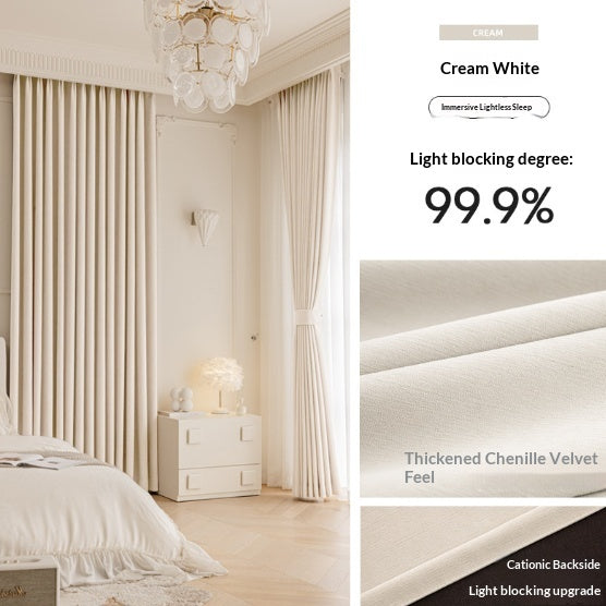 Chenille-Vorhang «French-Style Luxe»