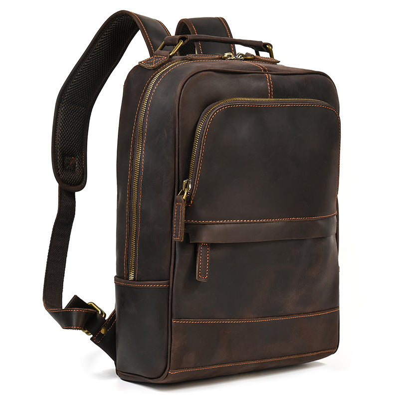 Lederrucksack mit Laptopfach – Bild 9 | LuxeStyle