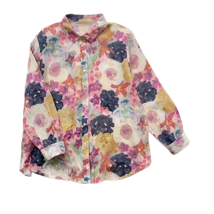 Bluse mit Blumenmuster