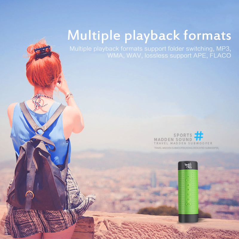 Kompakter Bluetooth-Lautsprecher für Outdoor-Aktivitäten