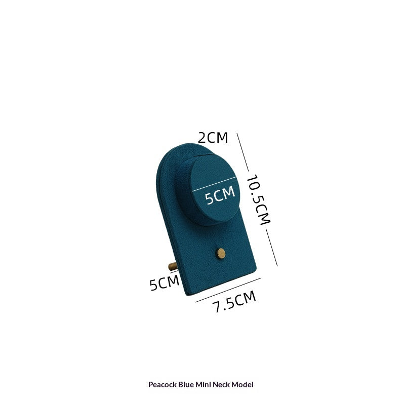 Schmuck-Organizer Pfauenblau Samt – Bild 4 | LuxeStyle