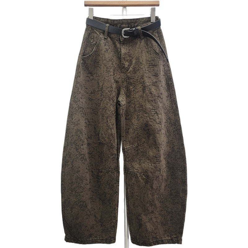 Retro Jacquard-Hose hohem Bund