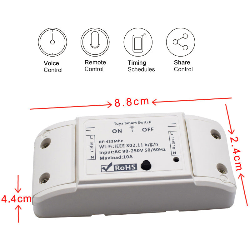 WLAN-Funksteckdose mit Timer, 10A/2200W – Ansicht 4
