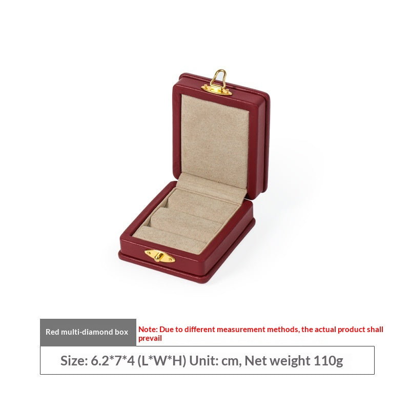 Leder-Diamanten-Schmuckkassette – Bild 2 | LuxeStyle