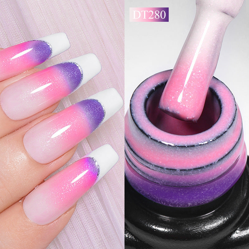 Schimmernder Thermo-Gel Nagellack – Ansicht 8
