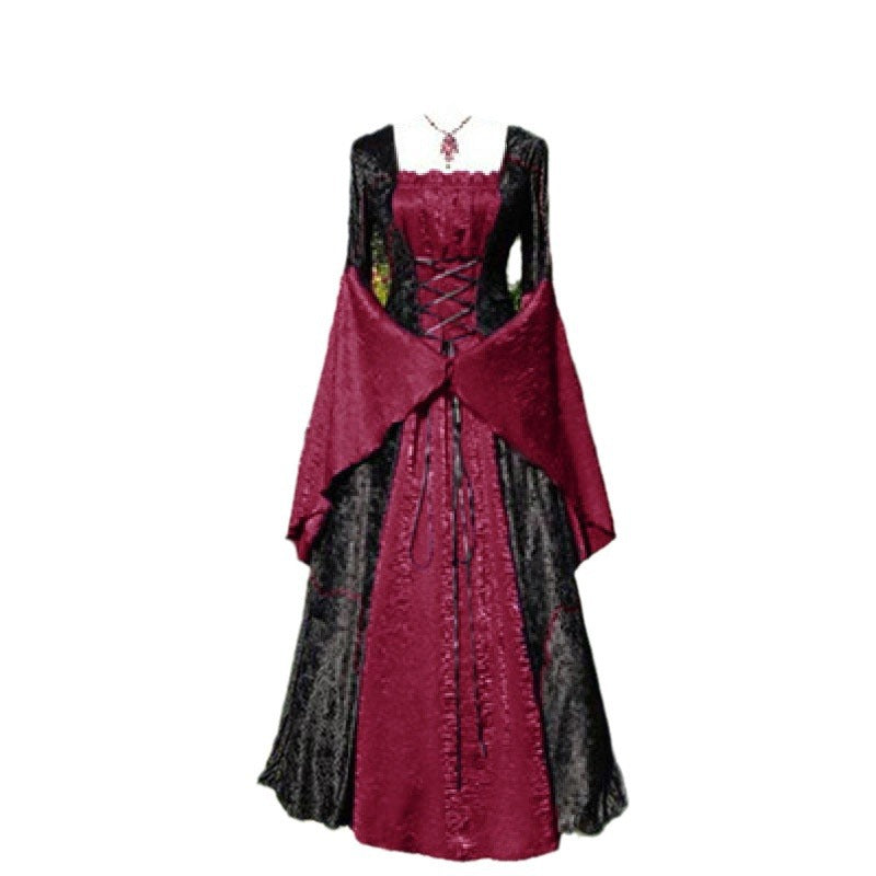 Klassisches Damenkleid mit Flügelärmeln – Bild 5 | LuxeStyle