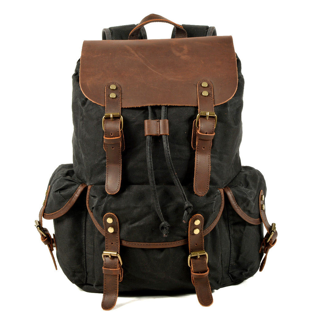 Retro Canvas Rucksack für Herren (20-35L) – Bild 2 | LuxeStyle
