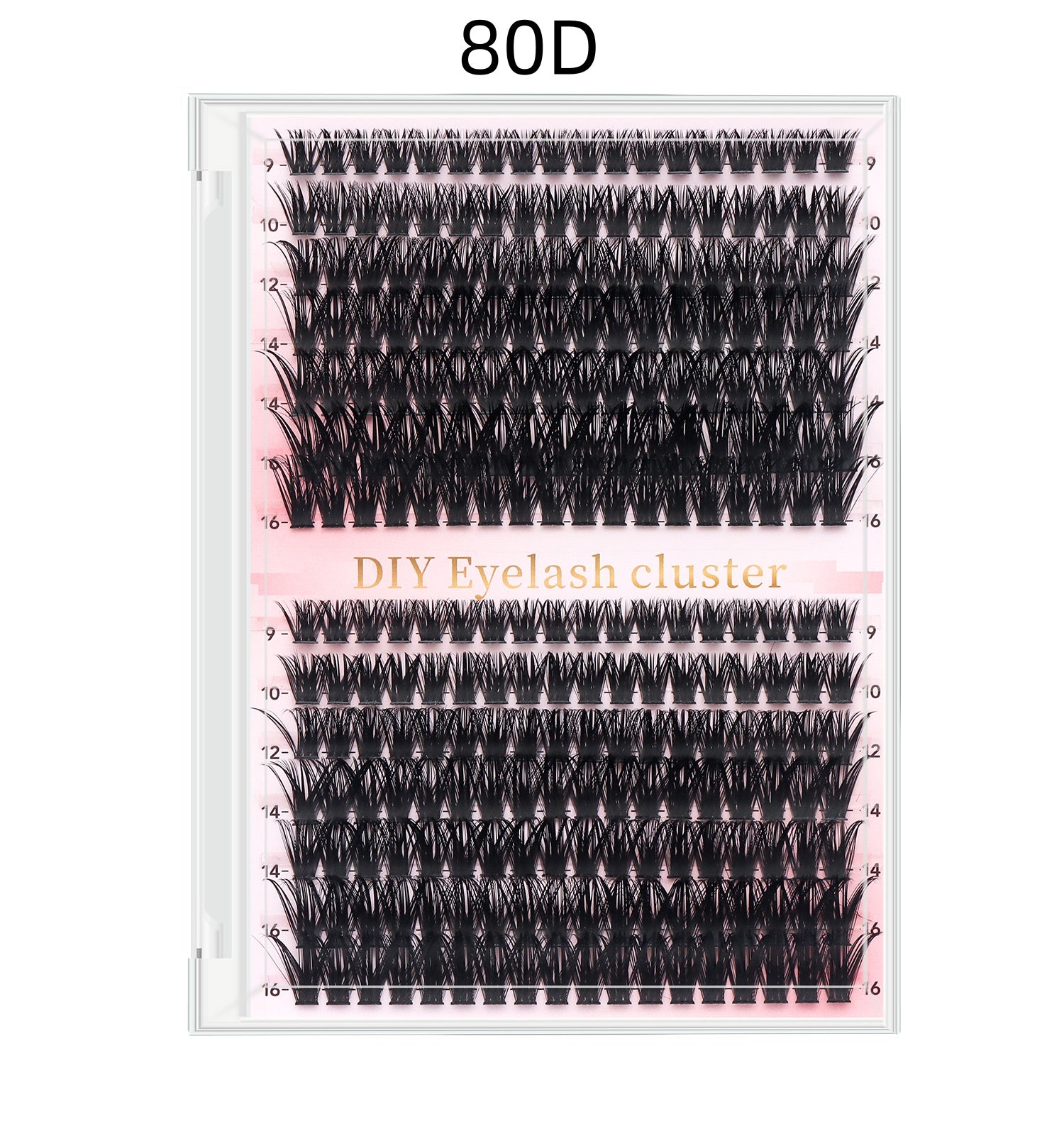 DIY Wimpern Extensions Kit – 280er Cluster – Ansicht 2