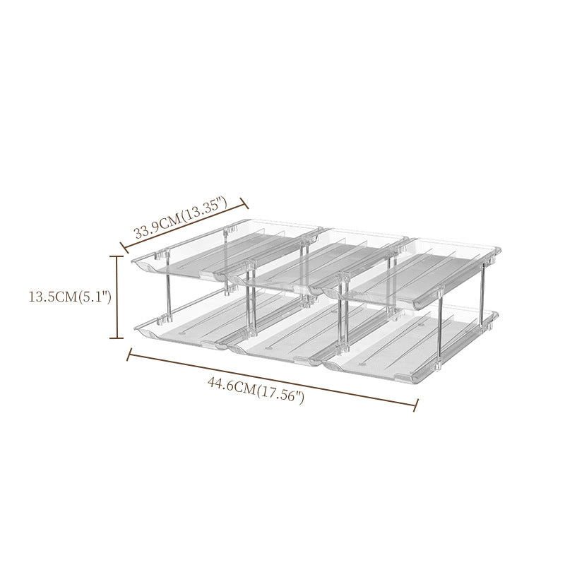 Stapelbares Dosenregal, transparent – Bild 3 | LuxeStyle