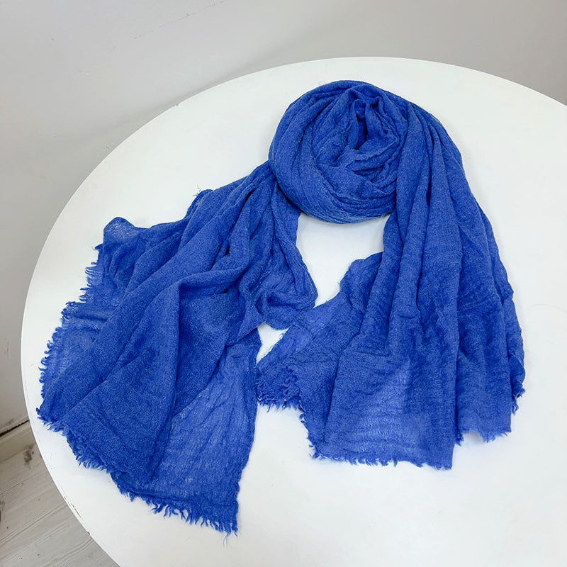 Wollschal in Grautönen – 100 × 210 cm – Bild 18 | LuxeStyle