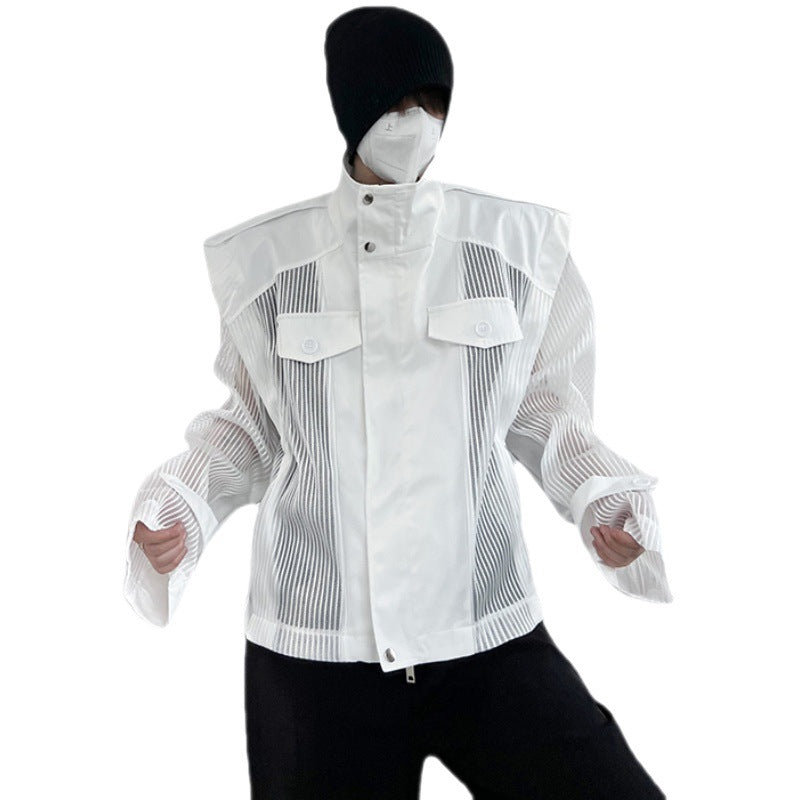 Hemd mit Stehkragen | LuxeStyle