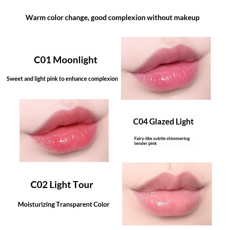 Farbwechselnder Lippenbalsam mit Feuchtigkeit
