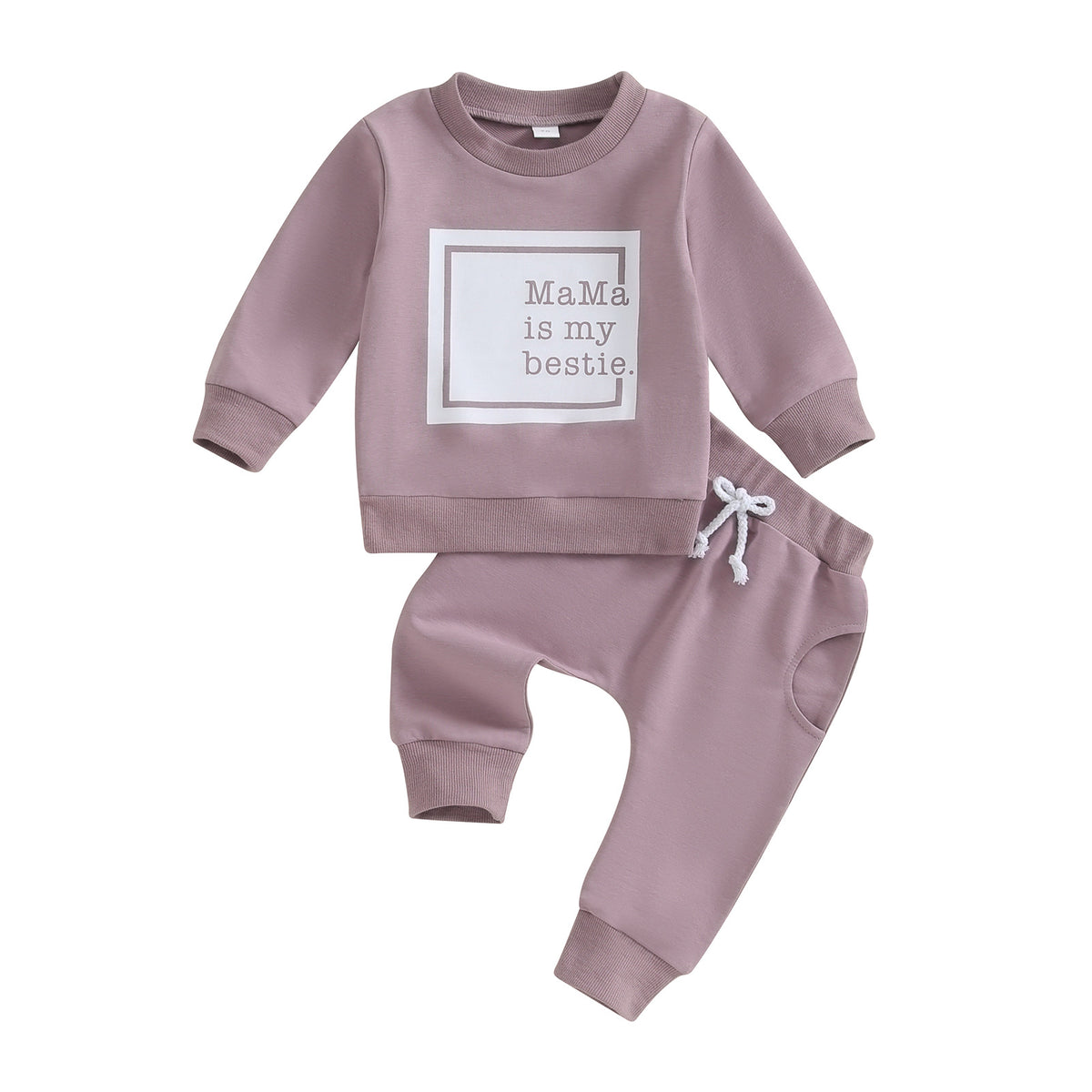 Zweiteiler mit Langarmshirt und Hose für Kinder | LuxeStyle