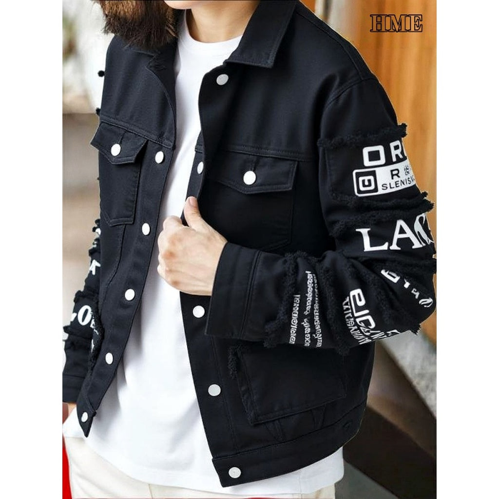 Lockere Jeansjacke im Korea-Stil für Herren – Y045S – Ansicht 5