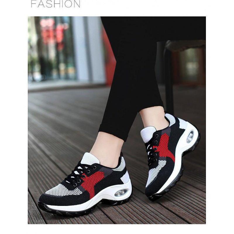 Damen Flyknit Mesh Sneaker mit Luftpolster