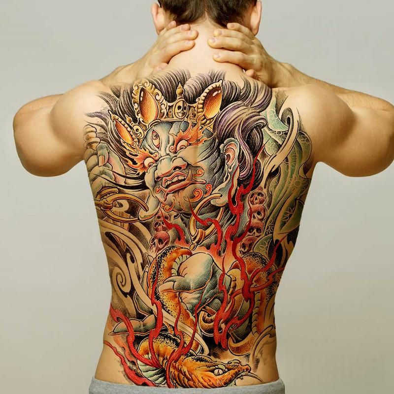 Rücken-Tattoo-Sticker