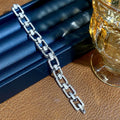 Hip-Hop-Punk-Armband mit quadratischem Design und Zirkonia