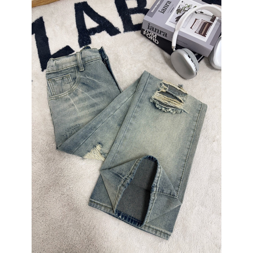 Herren Loose Fit Jeans mit weitem Bein