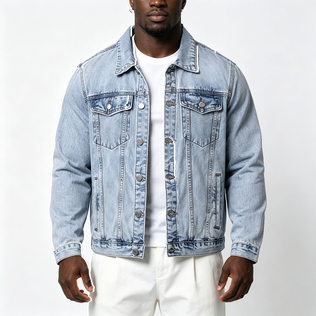 Einfache Denimjacke