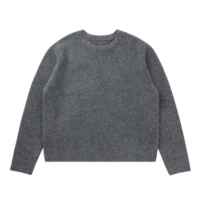 Wollpullover mit Crewneck