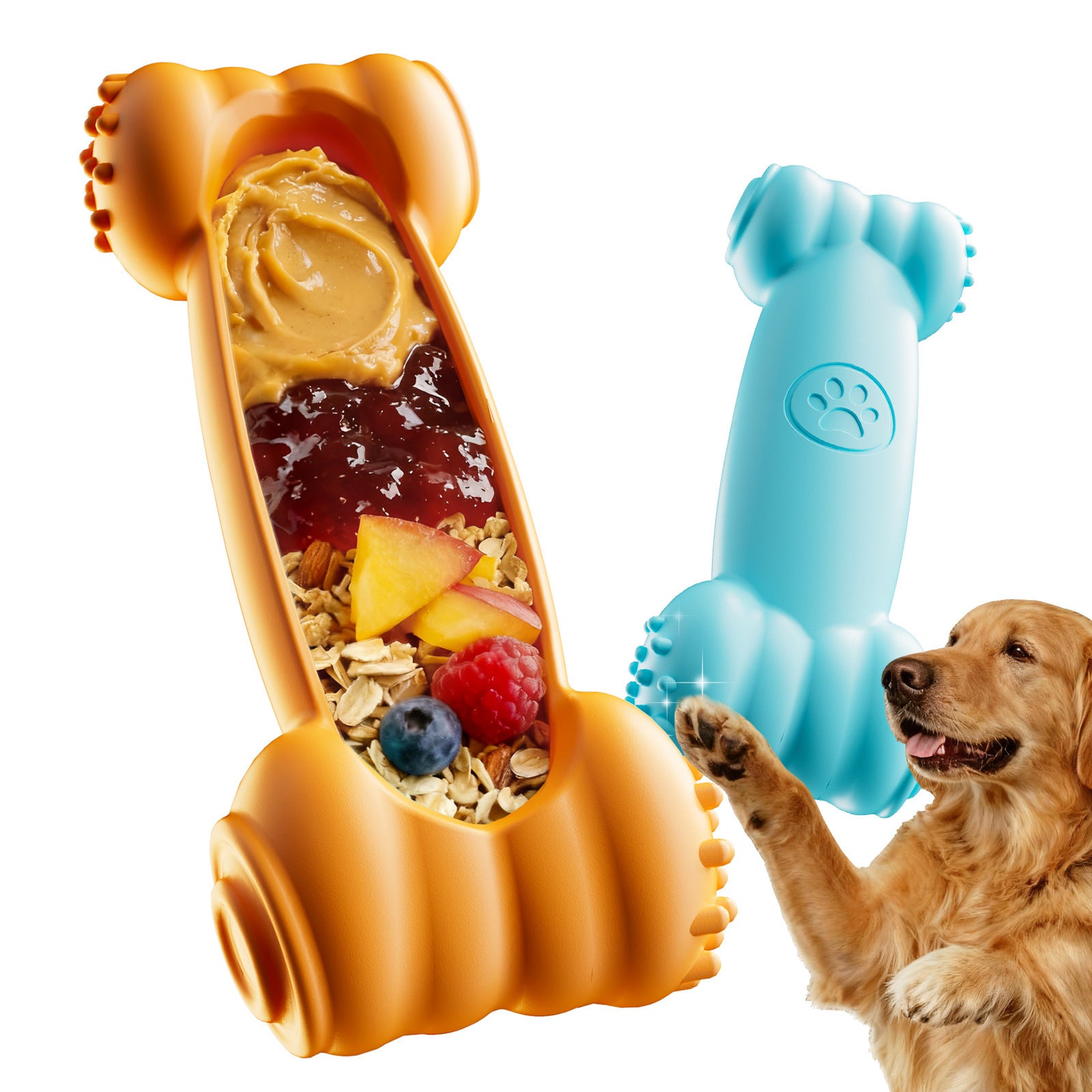 2er-Set Leckknochen für Hunde