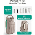 Isolierte Crossbody-Hülle für Trinkflaschen