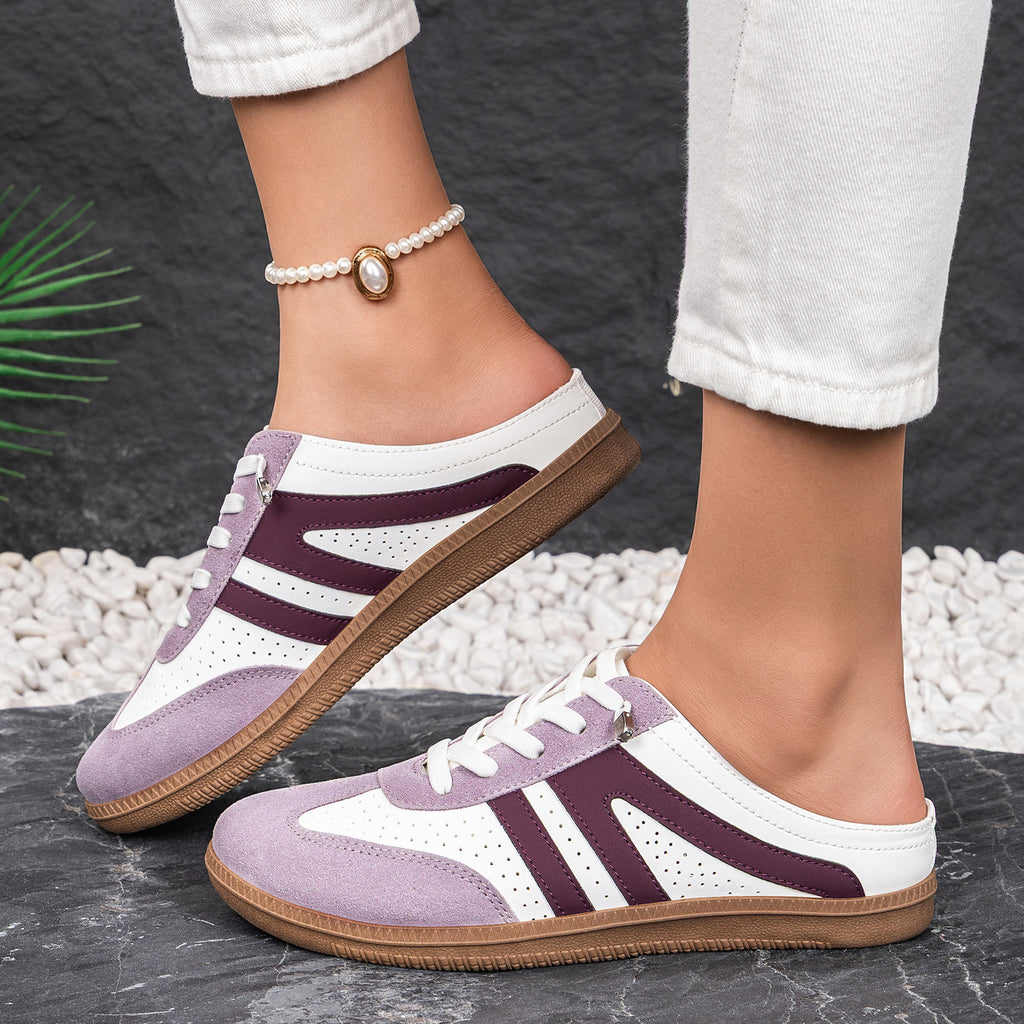 Bequeme Slip-on Halbslipper-Sneaker